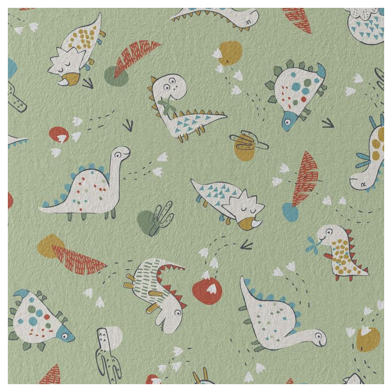 Printed Jersey DINOZ Putty / Vintage Multicolored